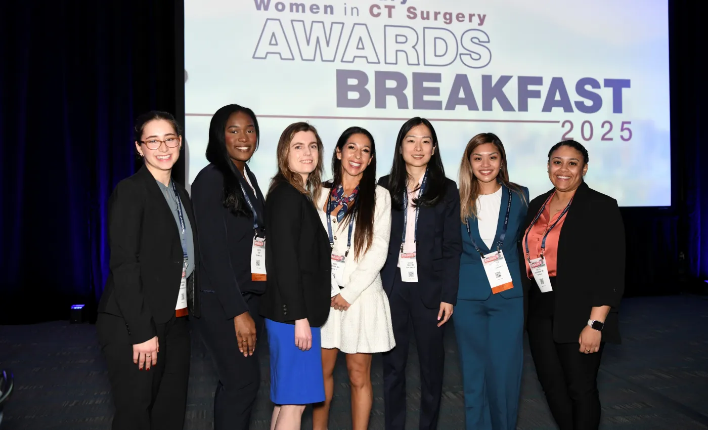 Attendees of the 2025 Extraordinary Women in CT Surgery Awards